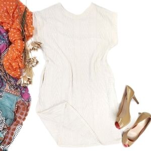 Mod Boutique Cream Sweater Dress Sz M